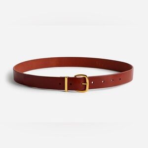 NWT Madewell Essential Brown Leather Belt - size XS